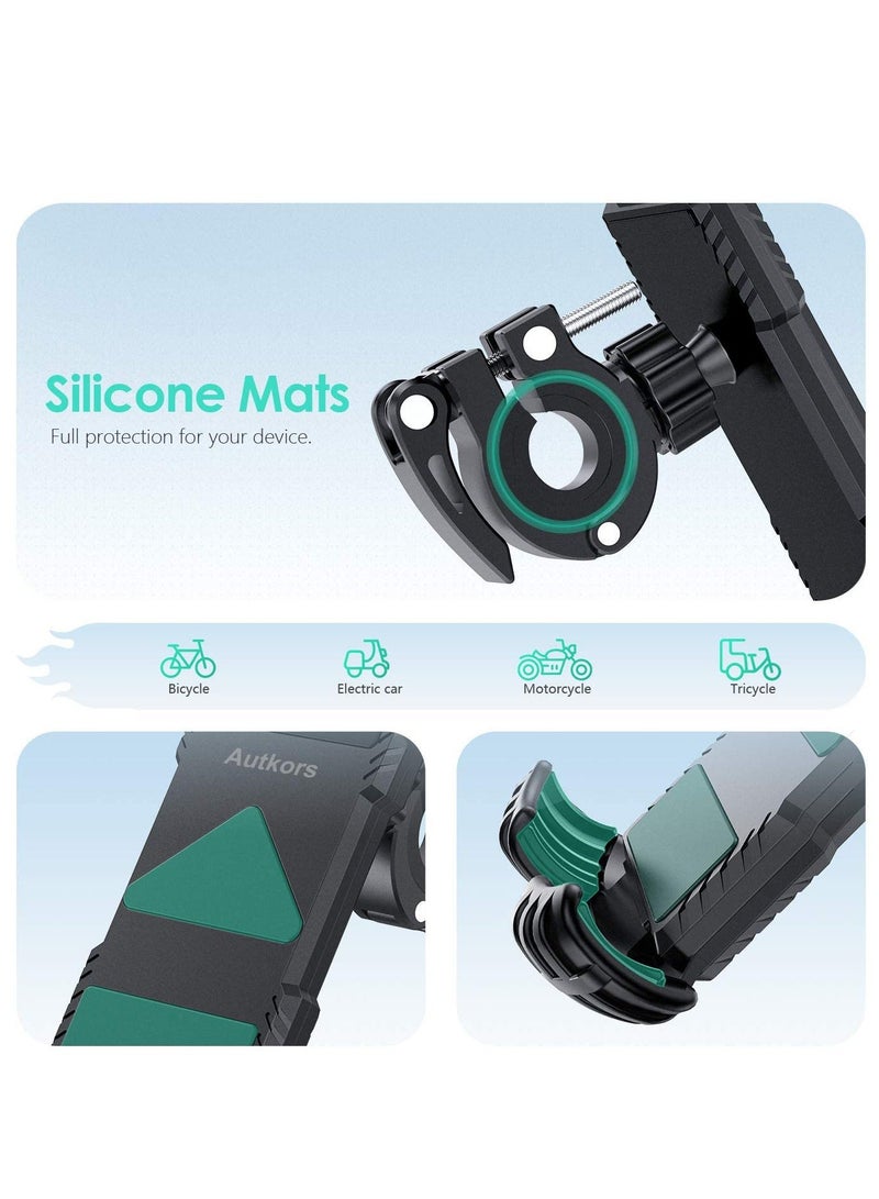 Y&D Bike Phone Holder, Adjustable Mount Bicycle Motorcycle Holder - 360° Rotatable Anti-shake Super Stable Mountain Accessories for 4.7" to 7.0" Smartphones - Image 5
