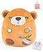 LeYoHa Get Well Soon Gift Bear Teddy Bear Stuffed Animals with BandAid Kids Pillow Cushion Gifts for Patient Girls Boys Light Brown 8 Inch - Image 3