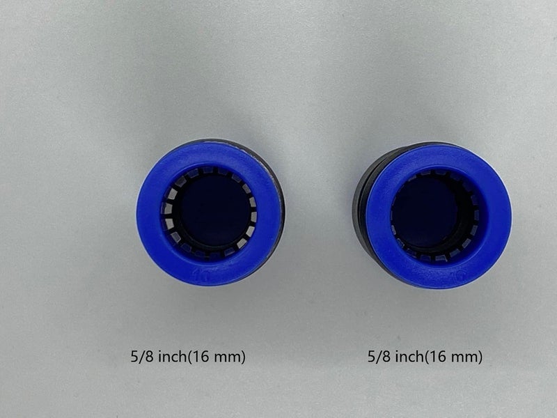 ROZESAZZ zjxed 16mm(5/8 inch) OD x 16mm(5/8 inch) OD Pneumatic quick Connector Push to Connect fittings Straight pneumatic push to connect fitting (Pack of 10) - Image 2