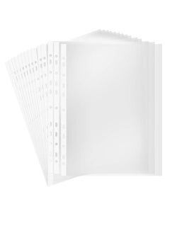 Deluxe A4 RE-INFORCEMENT POCKET 60MIC (1X100)  - Image 1
