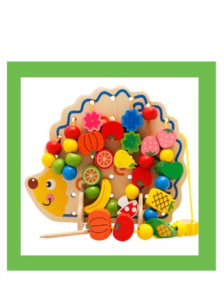 Wooden Balance Blocks Stacking Lacing Toys Fruits Beads Threading for Toddlers STEM Montessori Educational Building Game Kids Boy Girl Gifts - pzsku/Z874025216E42BF1E80E1Z/45/_/1694524628/fe1e5a49-ec2a-4c6b-bba6-493dd7b37c35