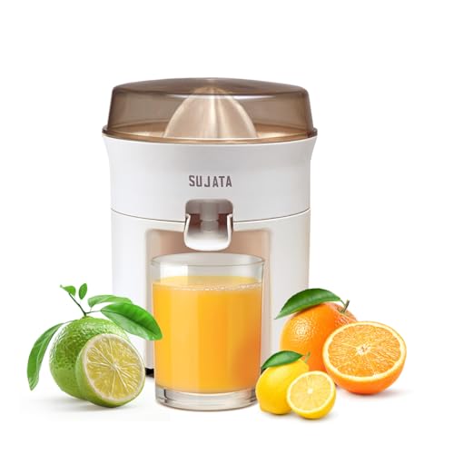 Sujata Citromatic Juicer|40 Watts|110 RPM|Direct Flow for Unlimited Capacity|Citrus Juicer| (White) - Image 1