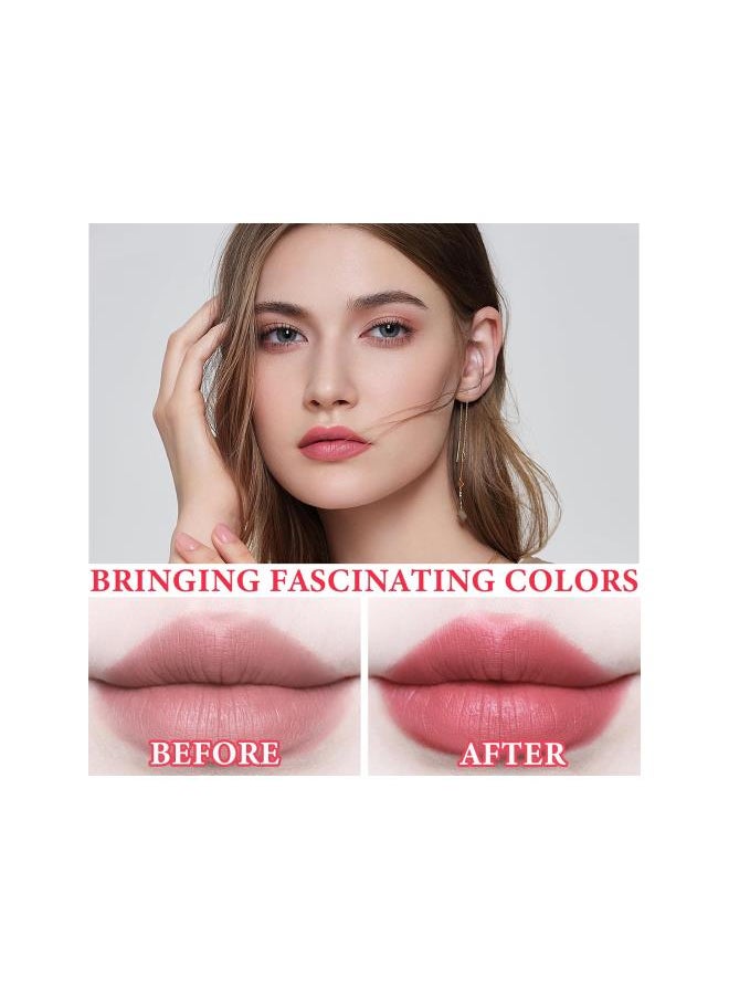 Generic - Peel Off Lip Stain Lip Tint,Tattoo Magic Color Lip Gloss,Waterproof Long Lasting Non Stick Cup Tear Off Liquid Lipstick Non Smudging Matte Pigmented Lip Gloss for Women Girls（01） - Image 1