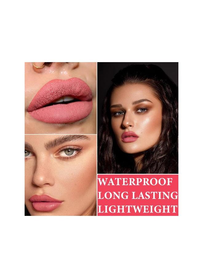 Generic - Peel Off Lip Stain Lip Tint,Tattoo Magic Color Lip Gloss,Waterproof Long Lasting Non Stick Cup Tear Off Liquid Lipstick Non Smudging Matte Pigmented Lip Gloss for Women Girls（01） - Image 1