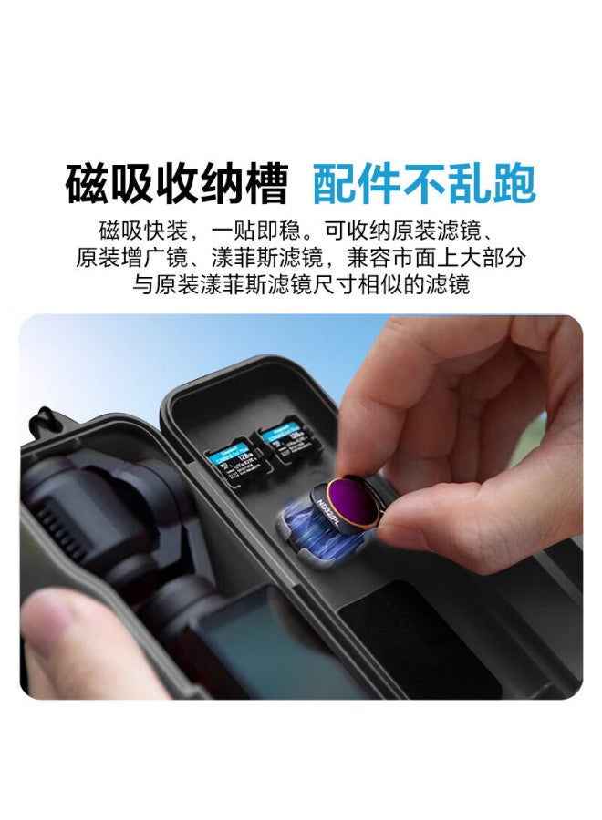 Youfes Compatible With Dji Pocket 3 Gimbal Protective Case For Osmo Pocket Camera, Lens And Screen Protector Accessories, Gimbal Protective Cover With Velvet Protection, Anti-scratch And Drop-resistant