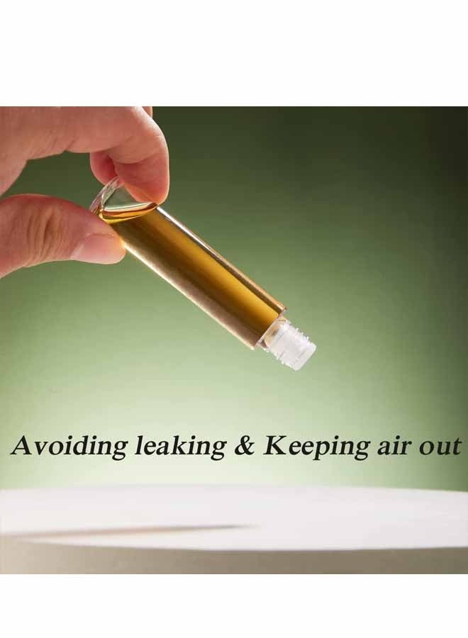 6 Pack 10ml Empty Mascara Tube with Brush Wand, Refillable Eyelash Cream Container DIY Cosmetics Bottle for Castor Oil, Eyebrow Growth Serum, Coconut Oil, Black - Image 4