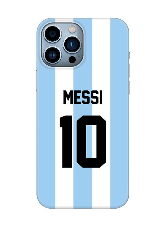 Stylizedd Slim Cover for Apple iPhone 14 Pro Max Case Snap Classic Mobile Cover Hard PC Shield Matte Finish Print -Argentina-Player-Messi - Image 1