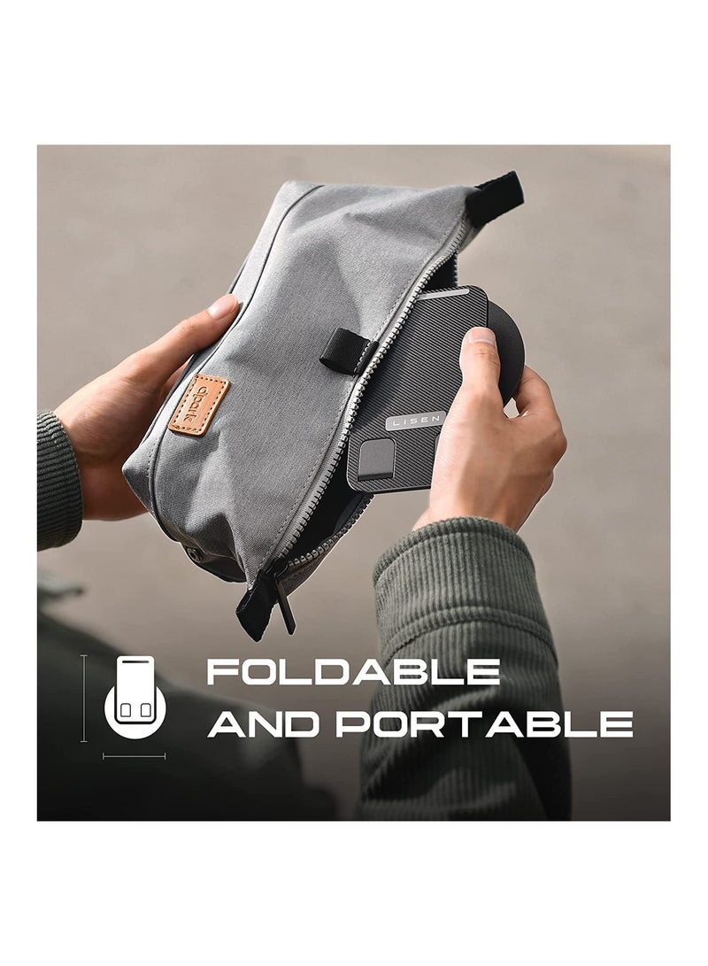 Barakah Cell Phone Stand Holder, Fully Adjustable Foldable Desktop Phone Holder, Portable Cradle with Dock Mobile Phone iPhone 14 iPad Tablet 4-10 Inches Desk Accessories - Image 5