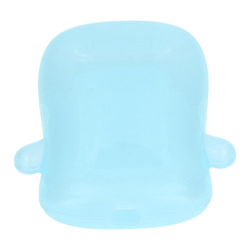 Baby Squeeze Proof Food Pouch: Blue L Size - Mess Free Reusable Food Grade Holder for Toddlers On the Go, Puree and Yogurt Feeding - Image 5