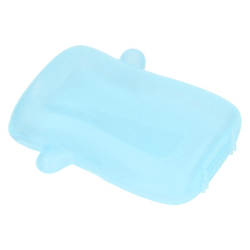 Baby Squeeze Proof Food Pouch: Blue L Size - Mess Free Reusable Food Grade Holder for Toddlers On the Go, Puree and Yogurt Feeding - Image 3