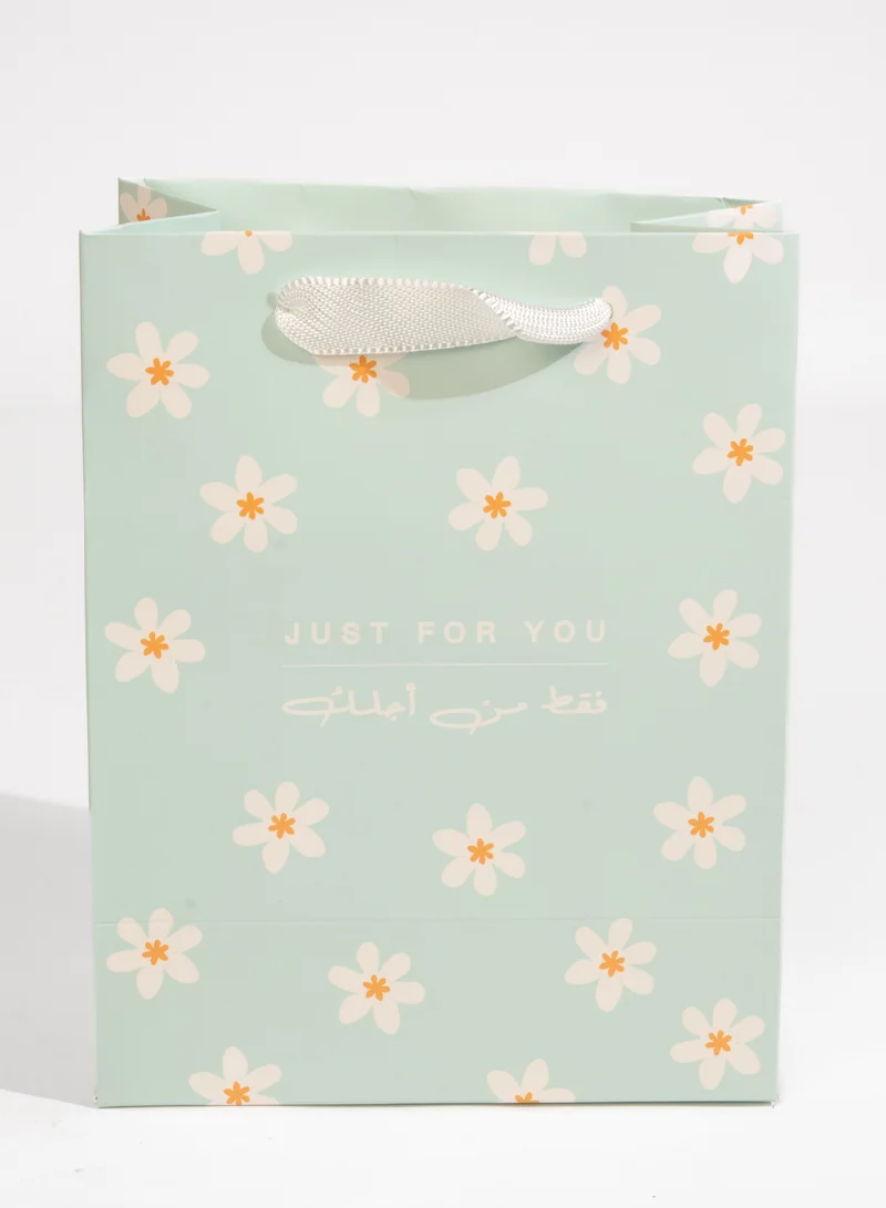 Share the Love Just for you, Mint Green, Medium Gift Bag