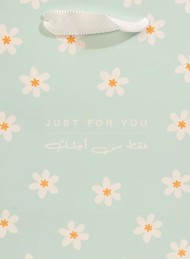 Share the Love Just for you, Mint Green, Medium Gift Bag
