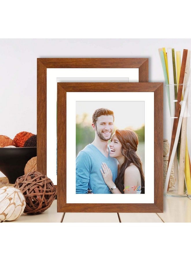 Art Street Art Street Synthetic Wood Brown Wall & Table Photo Frame Photo Size 8 x 10 Inches inches ((Brown)  - Image 1