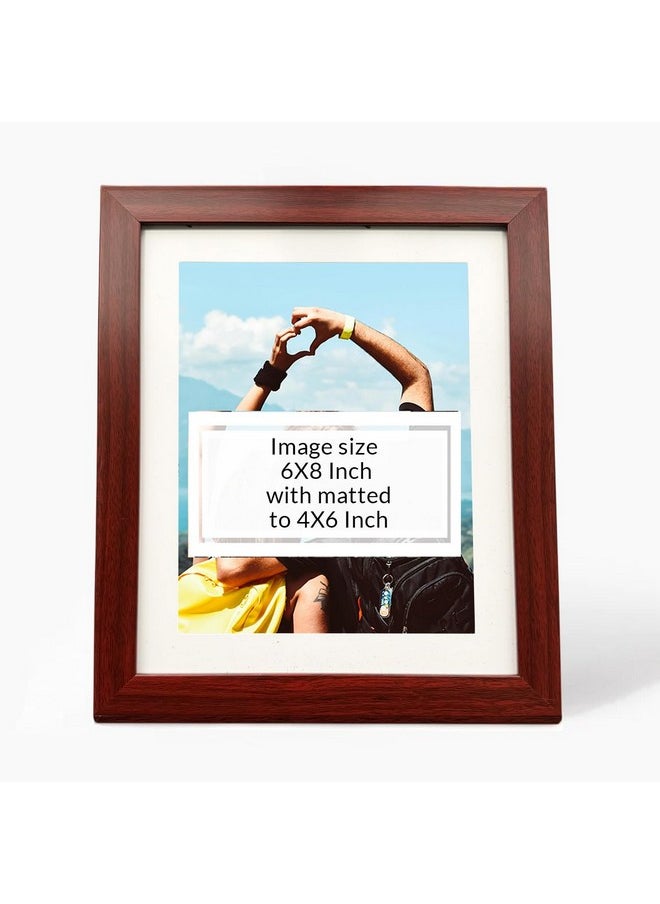 Art Street Art Street Synthetic Wood Brown Wall & Table Photo Frame Photo Size 8 x 10 Inches inches ((Brown)  - Image 3