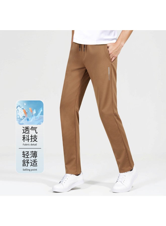 Fomoce summer New Work Pants Outdoor Straight-leg Loose Breathable Men's Casual Trousers - Image 2