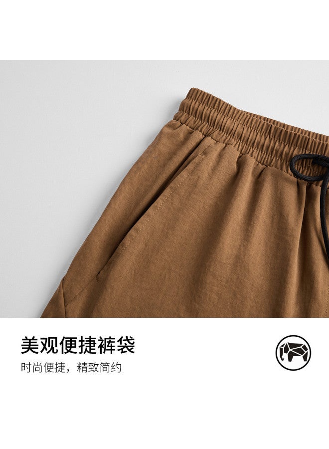 Fomoce summer New Work Pants Outdoor Straight-leg Loose Breathable Men's Casual Trousers - Image 5