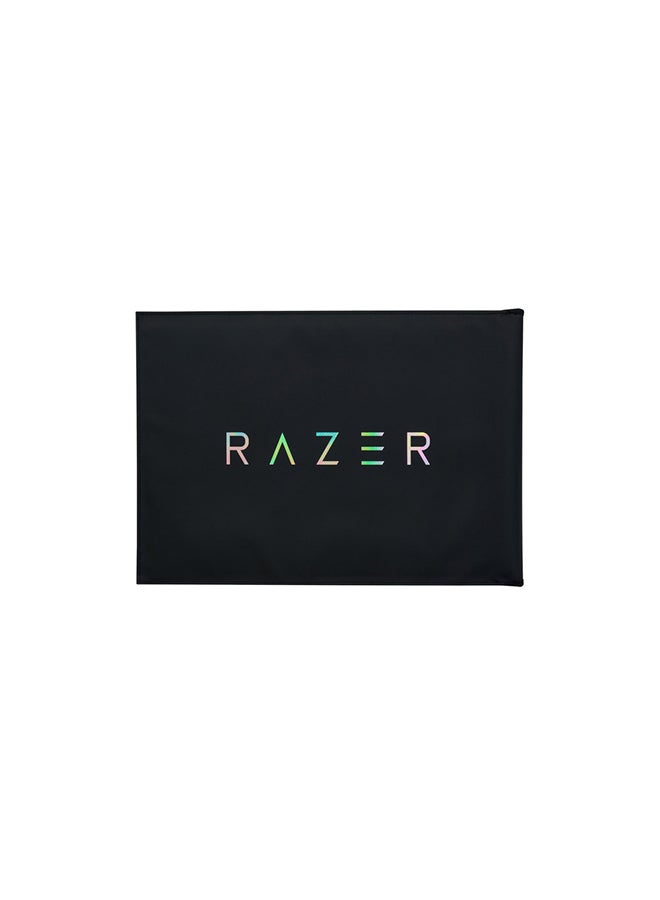 RAZER 15.6" Protective Laptop Sleeve: Scratch & Water-Resistant - Padded Interior Lining - Snag-Free Velcro - Flip-Out Mouse Mat - Classic Black, RC21-01580100-R3M1 - Image 4
