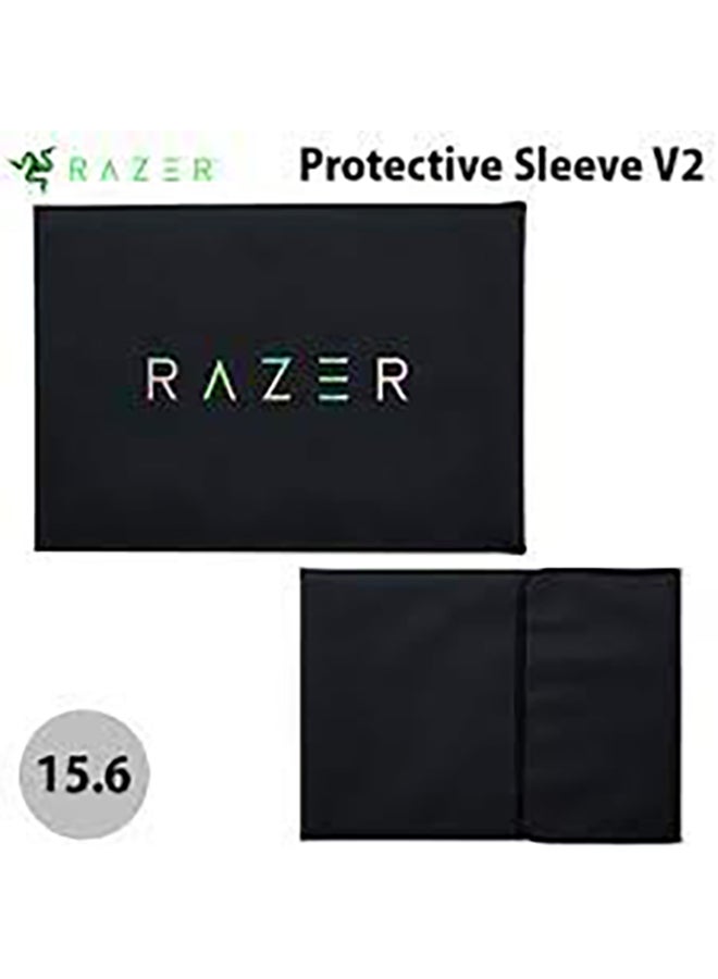 RAZER 15.6" Protective Laptop Sleeve: Scratch & Water-Resistant - Padded Interior Lining - Snag-Free Velcro - Flip-Out Mouse Mat - Classic Black, RC21-01580100-R3M1 - Image 5