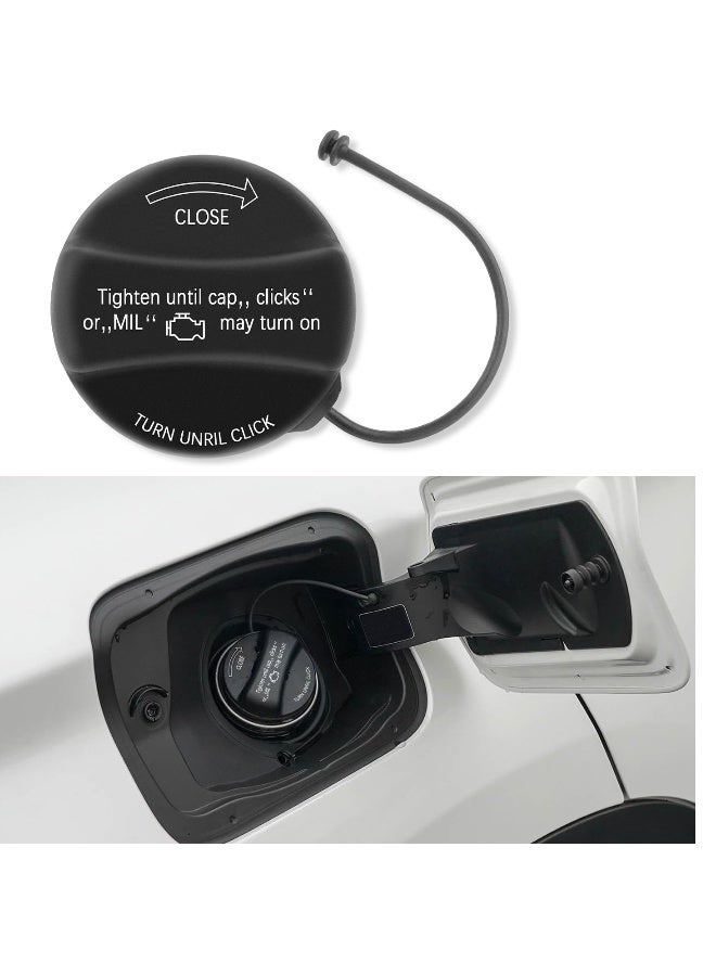 Fuel Tank Filler Cap,Gas Cap Compatible With BMW E39 E46 E60 E90 E92-128i 320i 325i 328i 328xi 330i 330xi 335i 525i 528i 530i 535i 750i X1 X3 X5 Z4 M3 Mini Cooper, Replace 16117222391, 10844, 31848 - Image 1