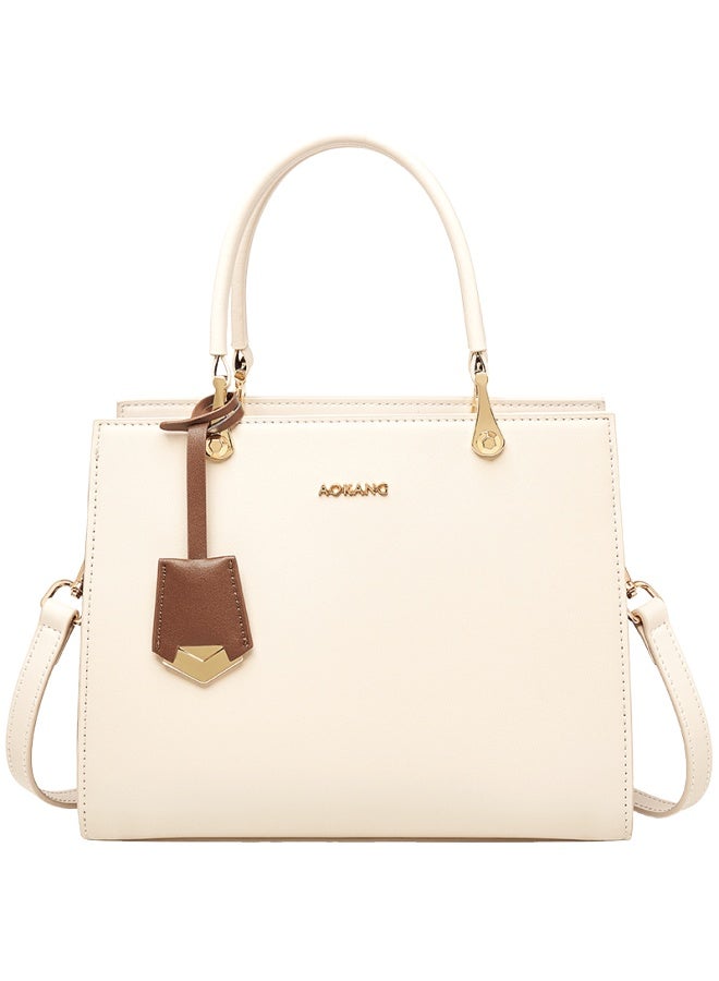 Aokang Women's Leather Handbag, Fashionable Tote Bag With Large Capacity, Crossbody Shoulder Bag, Practical Teacher's Day Birthday Gift With High-end Feel - Image 5
