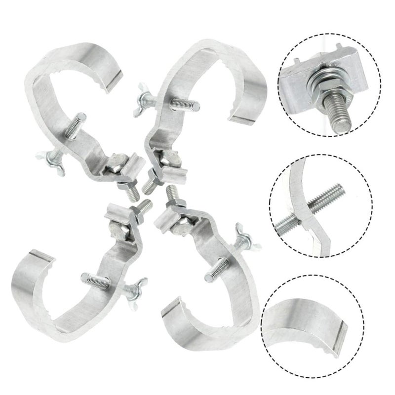 4 Pcs Heavy Duty Stage Light Clamps for Truss Easy to Install Support Poles for Theaters Studios Events - Image 4