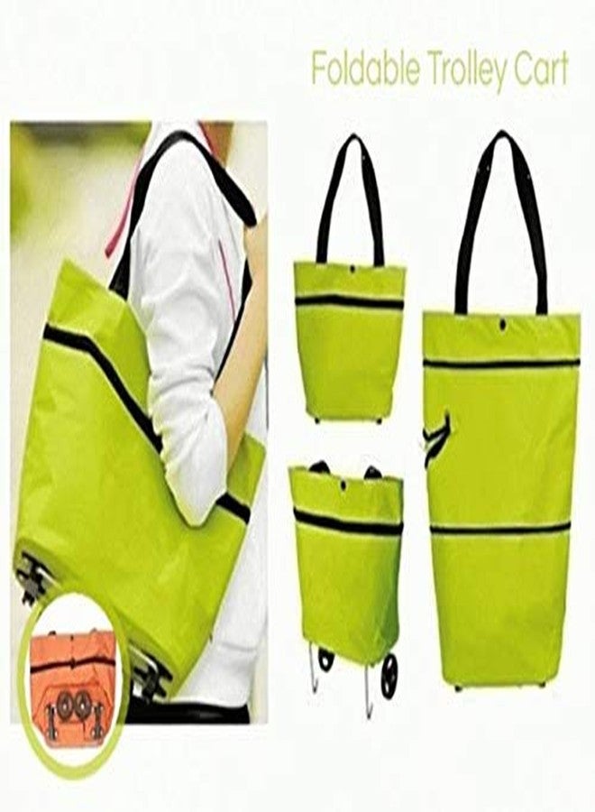 Seaspirit Lightweight Shopping Trolley Wheel Folding Travel Luggage Bag(Assort Color & Design) - Image 3
