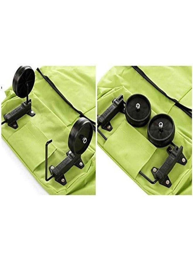 Seaspirit Lightweight Shopping Trolley Wheel Folding Travel Luggage Bag(Assort Color & Design) - Image 4