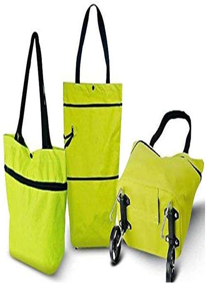 Seaspirit Lightweight Shopping Trolley Wheel Folding Travel Luggage Bag(Assort Color & Design) - Image 1