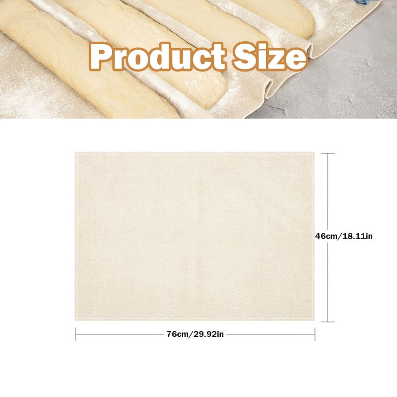 Baking Mat Dough Proofing Pad Reusable Bread Proofing Cloth Fermentation Fabric For Sourdough Pizza 1pc - Image 4