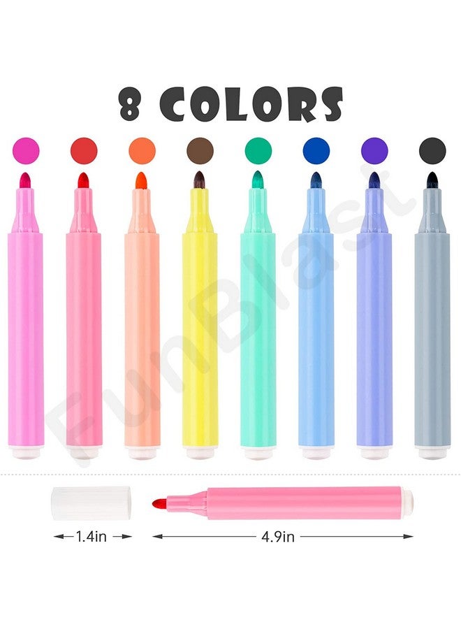 فنبلاست أقلام تلوين فن بلاست للأطفال - أقلام تلوين للفنانين والمبتدئين والمحترفين، أقلام تلوين قابلة للغسل للأطفال، أقلام تلوين ملونة للرسم والتلوين والتخطيط - Image 5