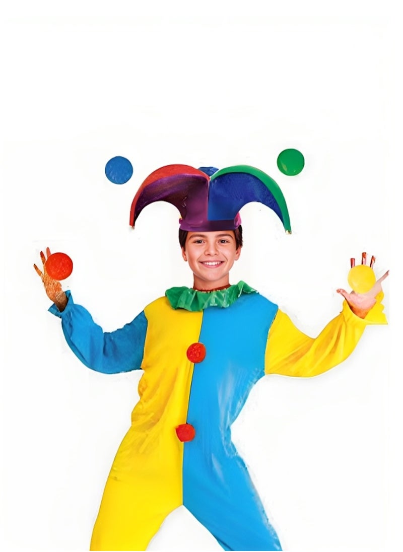 Donia Children's fancy dress clown costume with ball  - Image 1