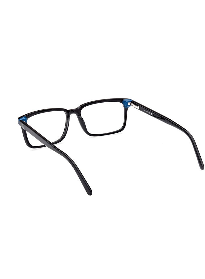 GUESS Men's Rectangular Eyeglass Frame - GU5006800154 - Lens Size: 54 Mm - Image 3