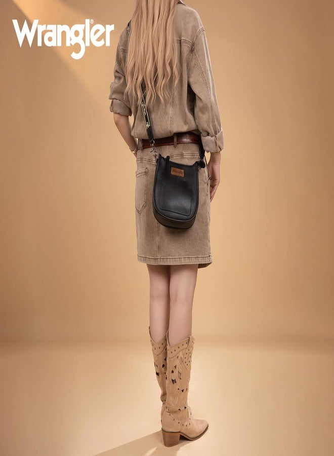 Wrangler Small Crossbody Bag for Women Western Hobo Shoulder Purse and Handbag - Image 2