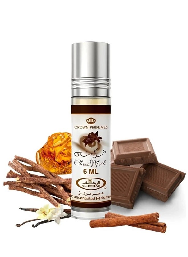 Alrehab Choco Musk Concentrated Perfume Oil - 6ml - Image 3