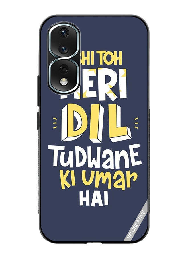 VR CREATIVE Protective Case Cover For Honor 80 Pro Dil Tudwane Ki Umar Design Multicolour - Image 1