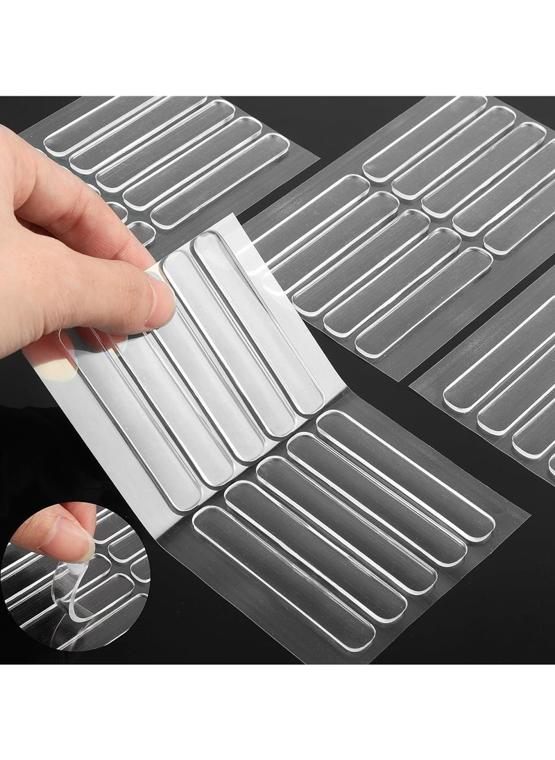 Oasisgalore - 60Pcs Clear Self-Adhesive Cabinet Bumper Pads for Sound Dampening and Furniture Protection - Image 1