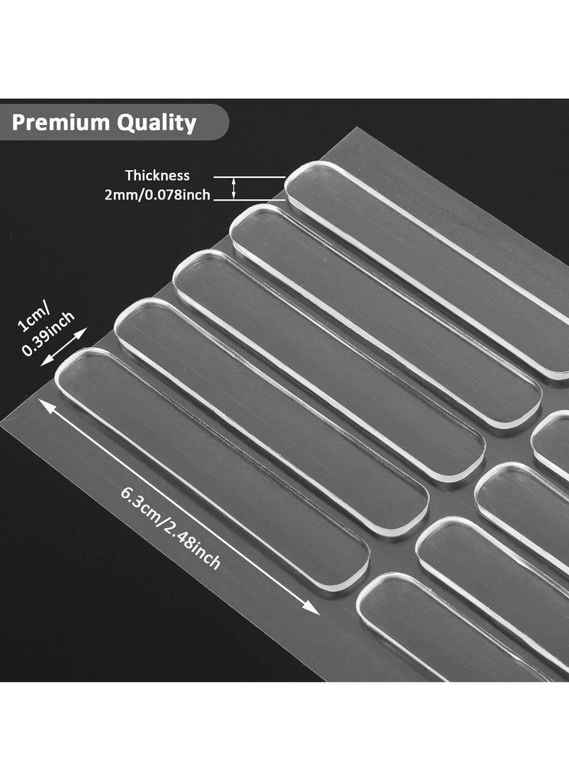 Oasisgalore - 60Pcs Clear Self-Adhesive Cabinet Bumper Pads for Sound Dampening and Furniture Protection - Image 1