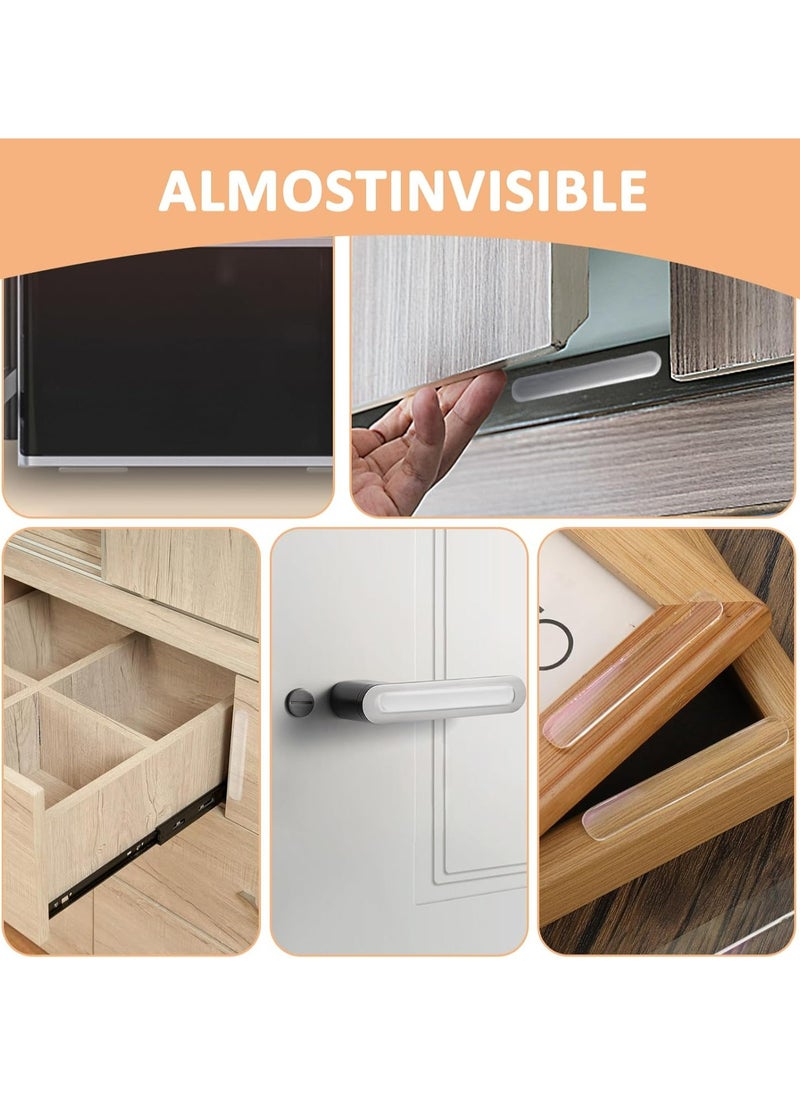 Oasisgalore - 60Pcs Clear Self-Adhesive Cabinet Bumper Pads for Sound Dampening and Furniture Protection - Image 1