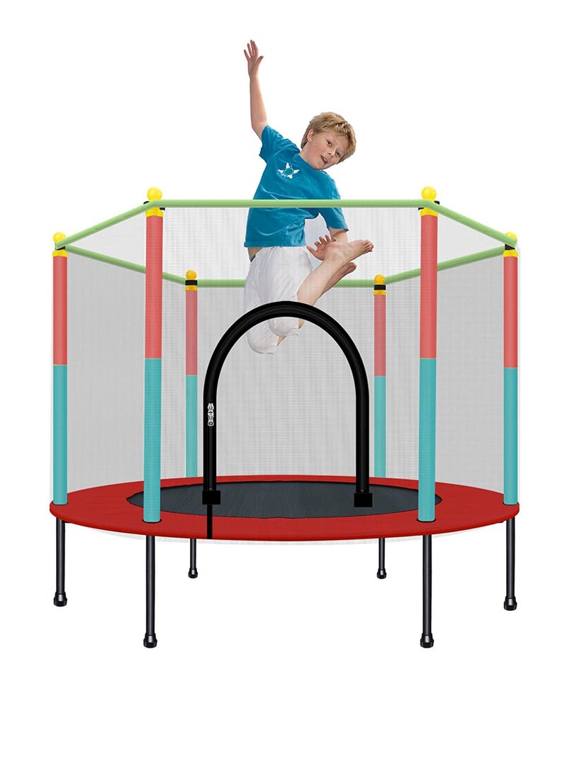 DubaiGallery Trampoline with Protection Net Adult Children Jumping Bed Enclosure Outdoor Trampolines Workout Fitness Equipment  - Image 1