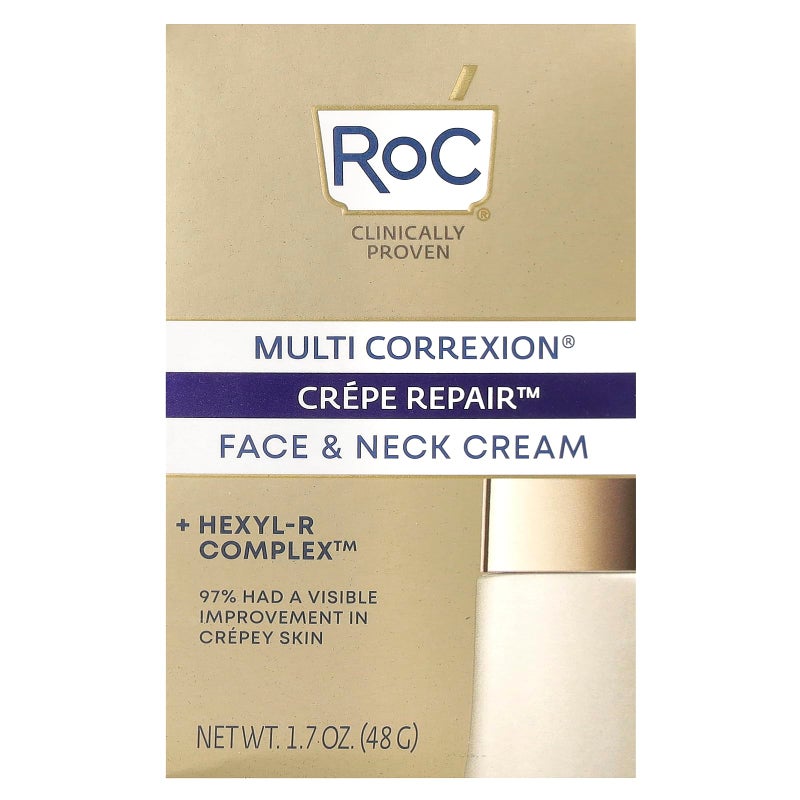 Roc Multi CorrexionÂ®, Crepe Repairâ„¢, Face & Neck Cream, 1.7 oz (48 g) - Image 2