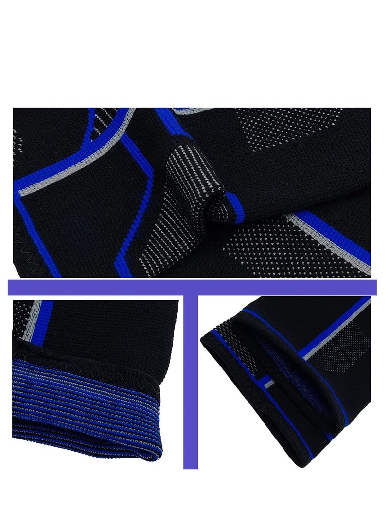 Ankle Compression Sleeve and Support Socks for Pain Relief, Plantar Fasciitis, Achilles Tendon, Injury Recovery, Unisex Size L - Image 2