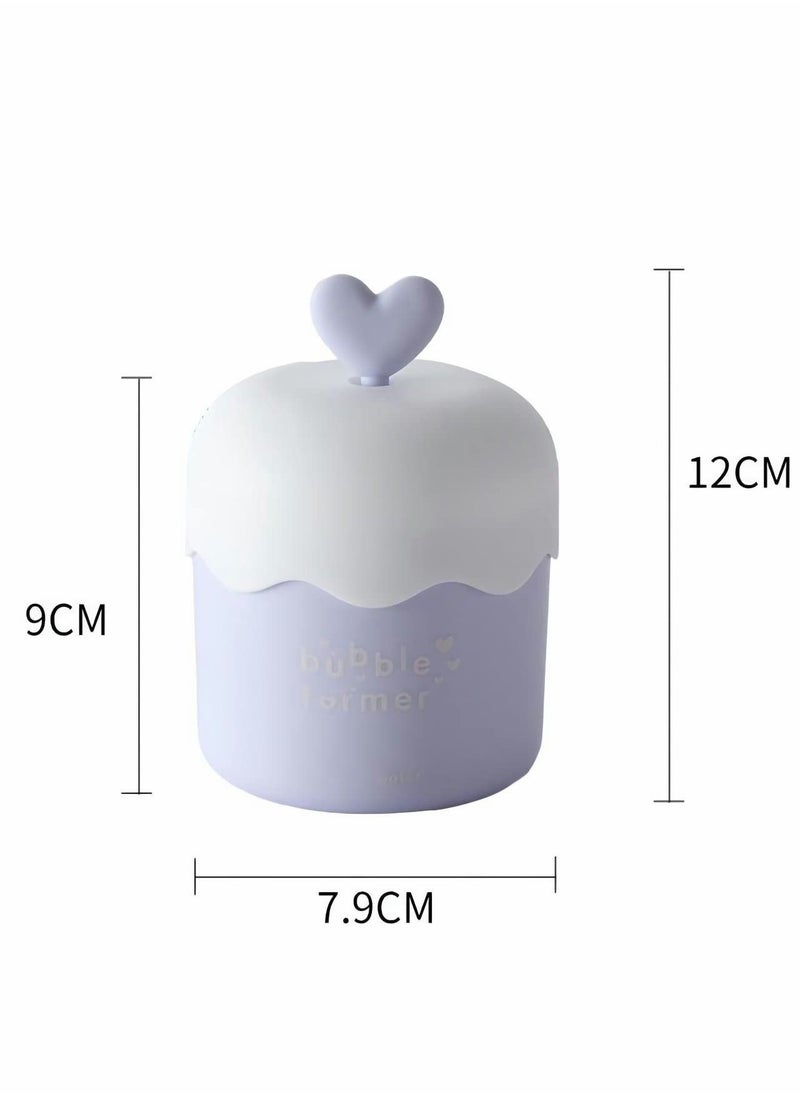 NIBEMINENT - Face Foam Maker, Facial Cleanser Frother, Rich Cream Foamer Skincare Tools Travel Household Convenient Quick Lightweight Cup Whip Wash Skin - Image 1