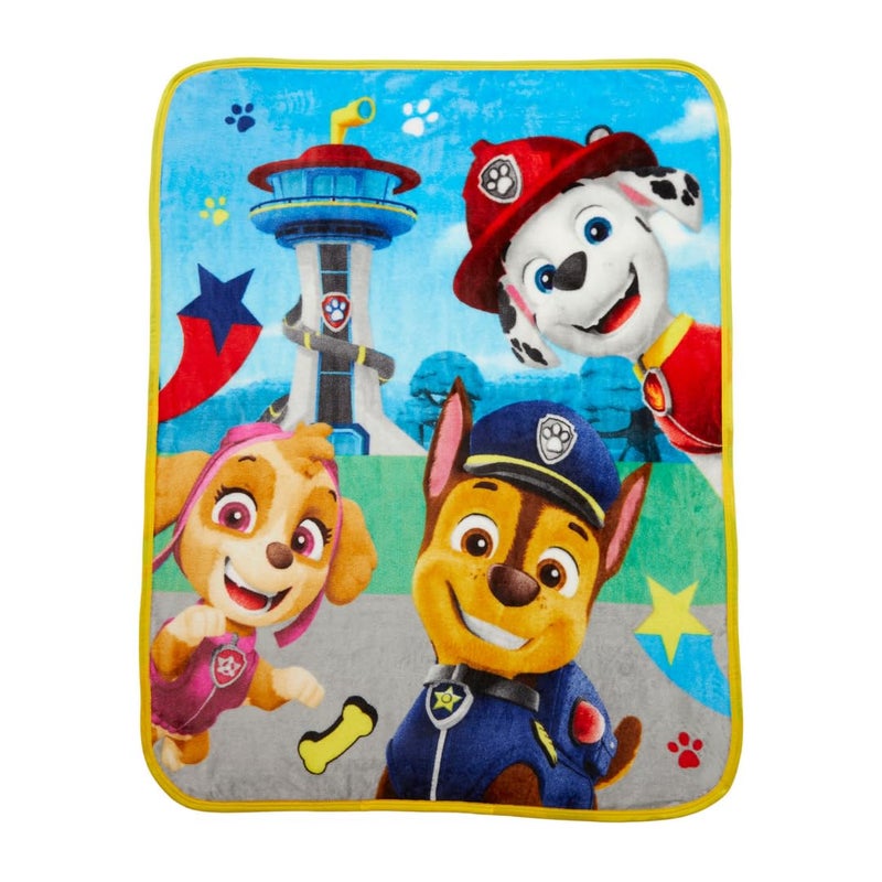 Franco Paw Patrol Kids Bedding Super Soft Silk Touch Throw  40 in x 50 in  (Official Licensed Product) - Image 1
