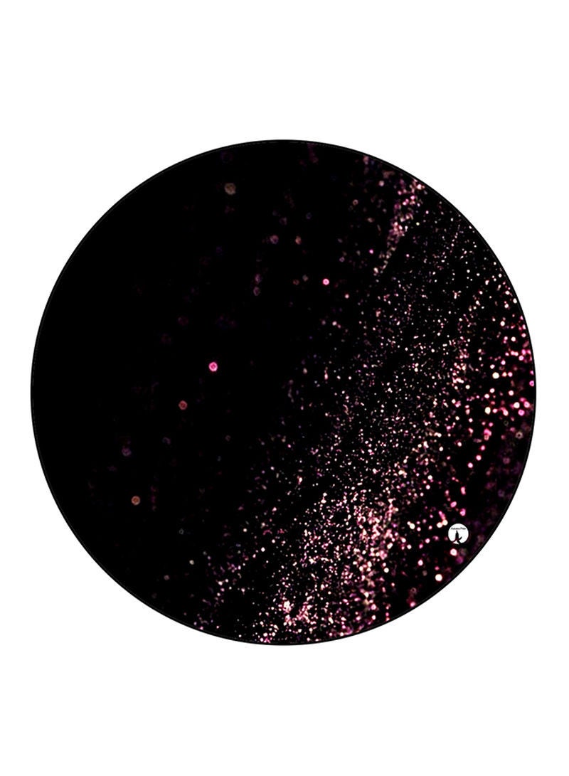 RKN Glitter Printed Round Pin Badge Multicolour - Image 1