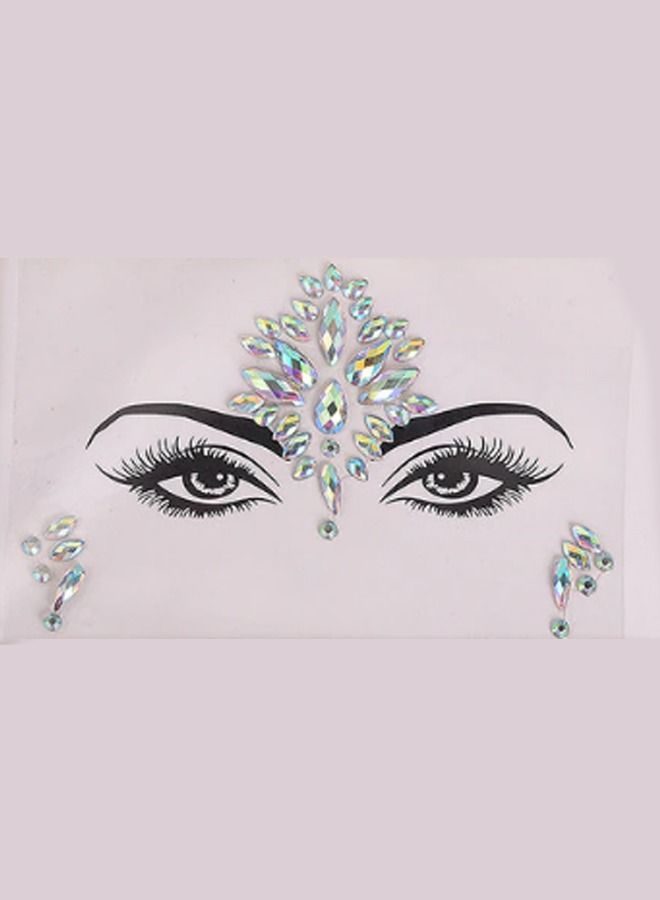 ملصقات تاتو كريستاليه للوجه - Image 1