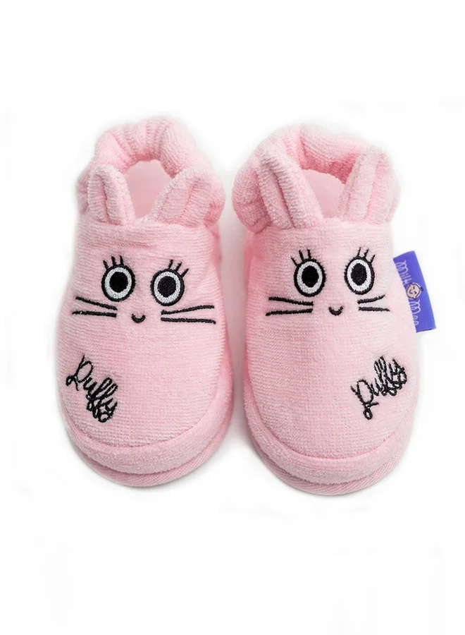 Milk&moo Girls Embroidery Design House Slippers