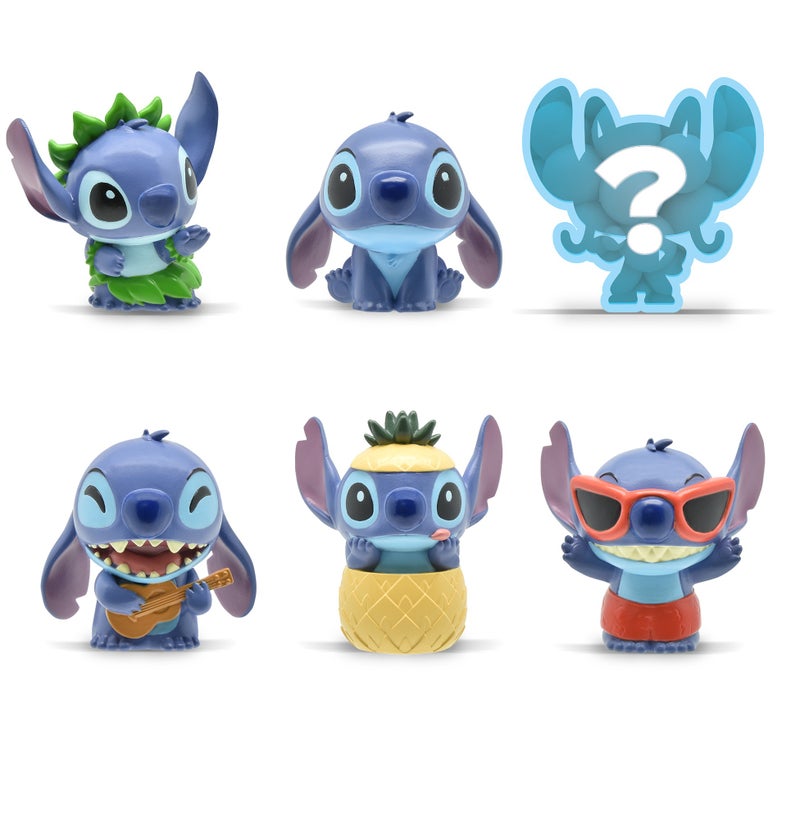MASHEMS Mash’ems Disney Stitch Surprise Squishy Toy – Series 1 Capsule Ball (1 Piece Only) with Random Character | Collectible Stitch Squishy Dolls for Kids 4+ - Image 1