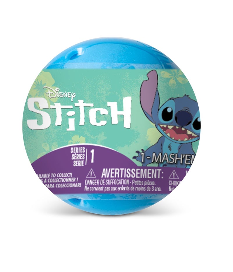 MASHEMS Mash’ems Disney Stitch Surprise Squishy Toy – Series 1 Capsule Ball (1 Piece Only) with Random Character | Collectible Stitch Squishy Dolls for Kids 4+ - Image 2
