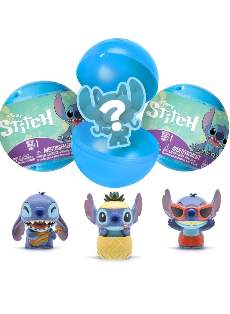 MASHEMS Mash’ems Disney Stitch Surprise Squishy Toy – Series 1 Capsule Ball (1 Piece Only) with Random Character | Collectible Stitch Squishy Dolls for Kids 4+ - Image 4
