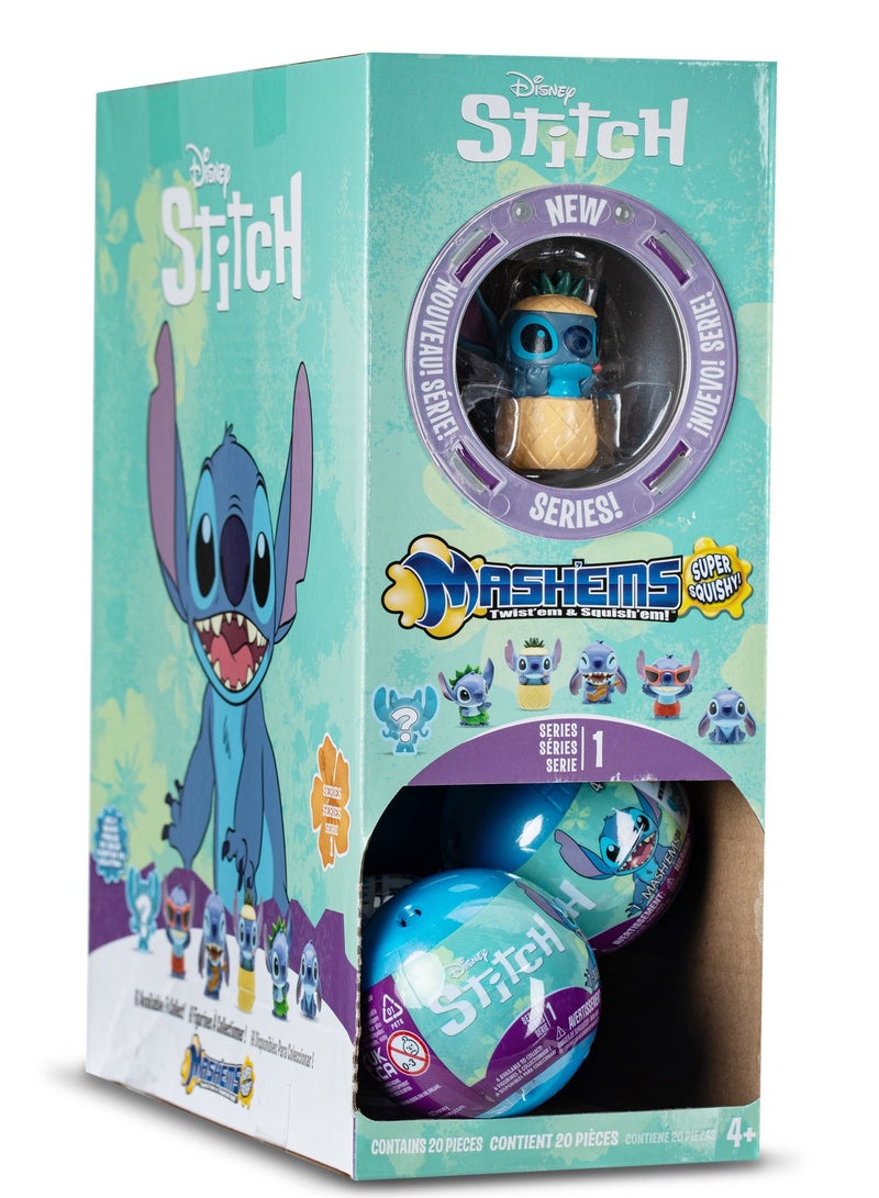 MASHEMS Mash’ems Disney Stitch Surprise Squishy Toy – Series 1 Capsule Ball (1 Piece Only) with Random Character | Collectible Stitch Squishy Dolls for Kids 4+ - Image 5